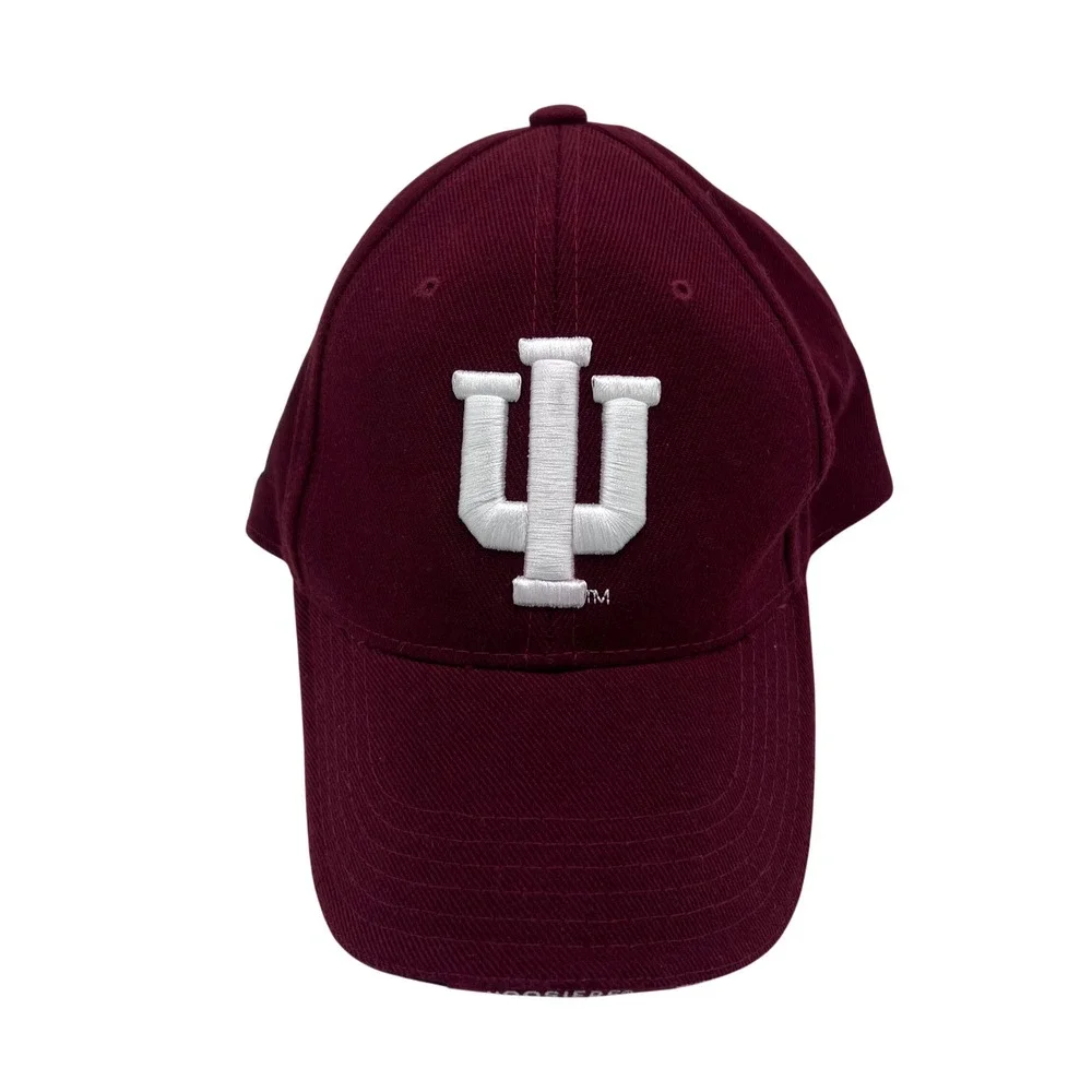 Indiana Hoosiers Baseball Cap Steve & Barrys‎ Maroon White IU Logo OS Fits All